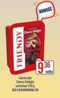 Ciasteczka Cherry Delight wiśniowe