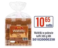 Wafelki w polewie toffi