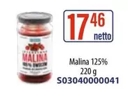 Malina 125% S03040000041