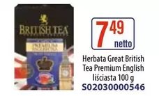 Herbata Great British Tea Premium English liściasta 100 g S02030000546