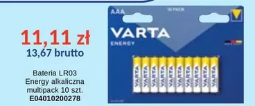Bateria LR03 Energy alkaliczna multipack 10 szt. E04010200278