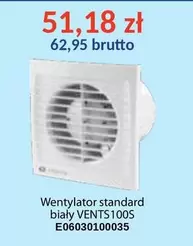 Wentylator standard biały VENTS100S E06030100035