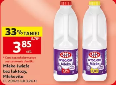 Mleko świeże bez laktozy