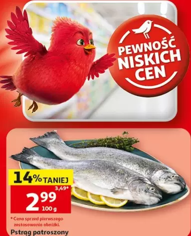 Pstrąg patroszony
