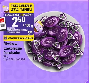 Śliwka w czekoladzie Conchador