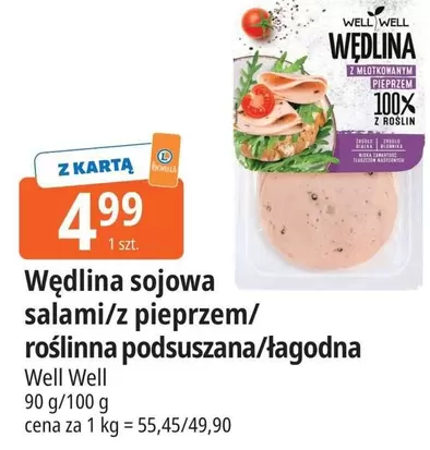 Wędlina sojowa salami/z pieprzem/roślinna podsuszana/łagodna