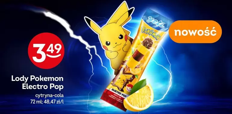 Pokemon - Lody Electro Pop