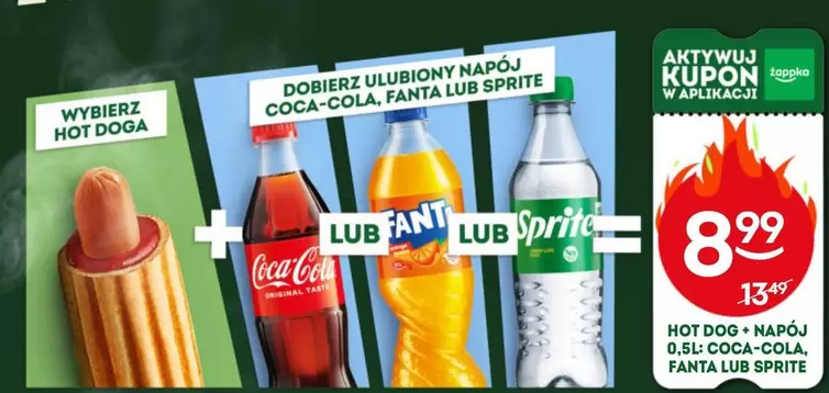 Coca Cola - HOT DOG + NAPÓJ