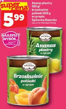 Ananas plastry w syropie