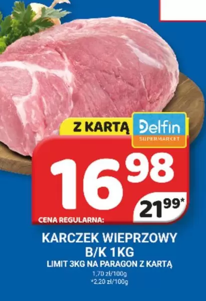 KARCZEK WIEPRZOWY B/K 1KG