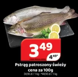 Pstrąg patroszony świeży