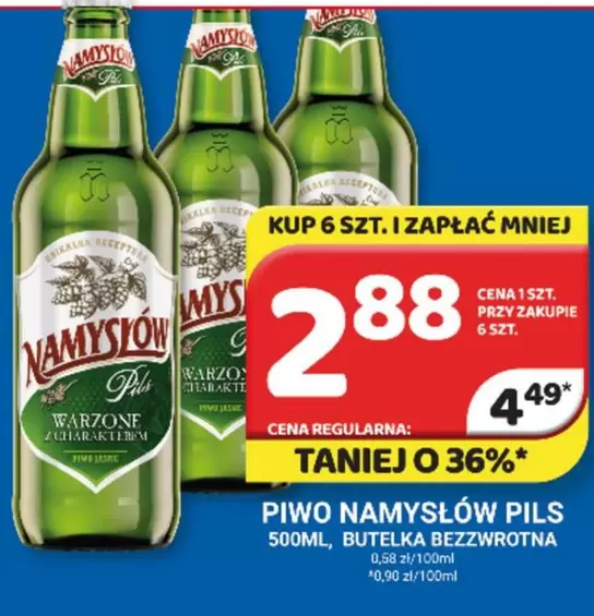 Piwo Namysłów Pils