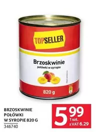 Brzoskwinię połówki w syropie