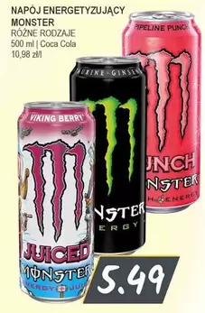Monster - NAPÓJ ENERGETYZUJĄCY