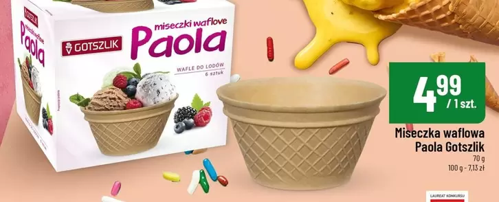 Miseczka waflowa