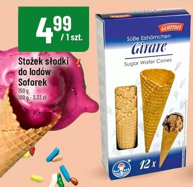 Stożek słodki do lodów Soforek