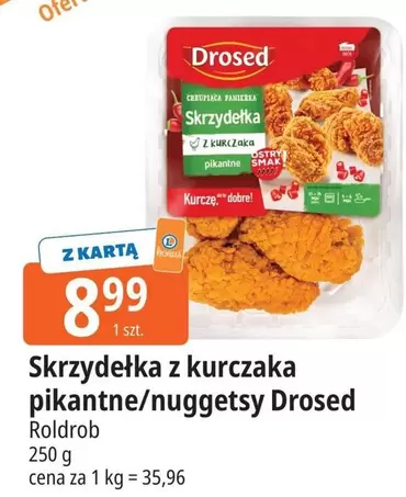 Skrzydełka z kurczaka pikantne/nuggetsy