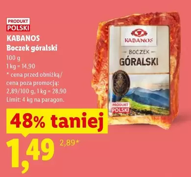 Kabanos Boczek Góralski