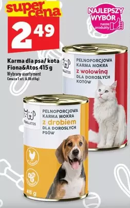 Karma dla psa/kota Fiona&Atos