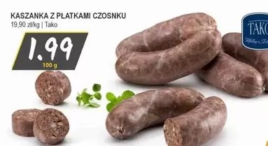 Kasznka z płatkami czosnku