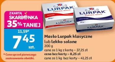 Masło klasyczne lub lekko solone