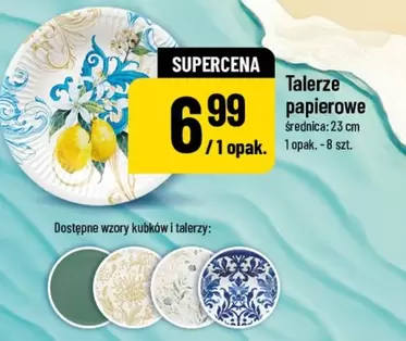 Talerze papierowe