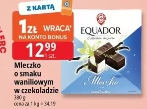 Mleczko o smaku waniliowym w czekoladzie