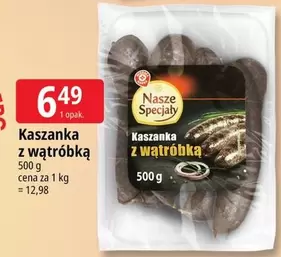 Kaszanka z wątróbką