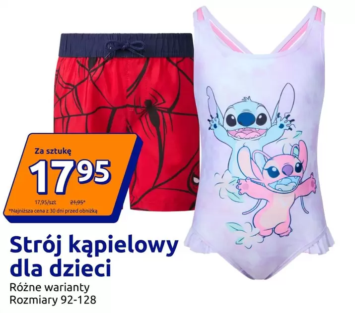 Strój kąpielowy dla dzieci