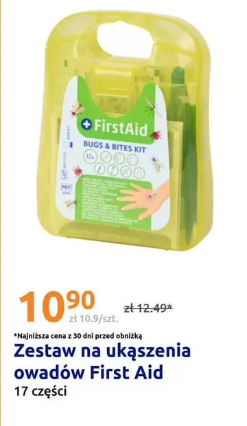 Zestaw na ukąszenia oszdów First Aid