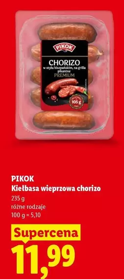 Kielbasa wieprzowa chorizo