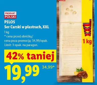 Ser Carski w plastrach, XXL