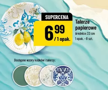 Talerze papierowe