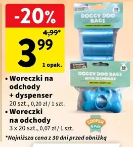 Woreczki na odchody + dispenser