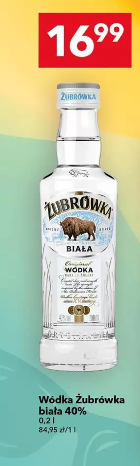 Wódka Żubrówka biała 40%