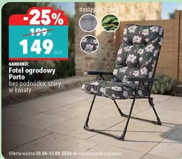 Porto - Fotell ogrodowy bez podnóżka