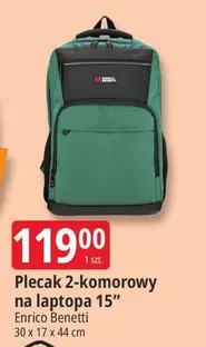 Plecak 2-komorowy na laptopa 15"