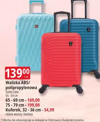 Walizka ABS/polipropylenowa