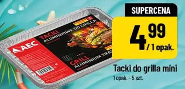 Mini - Tacki aluminiowe do grilla