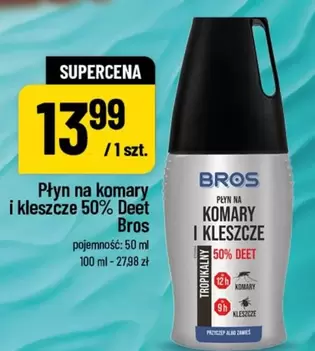 Płyn na komary i kleszcze 50% Deet