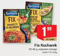 FIX Spaghetti po Bolońsku, FIX Kurczak w Sosie