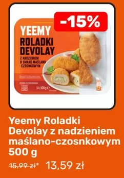 Roladki Devola z nadzieniem maslano-czosnkowym