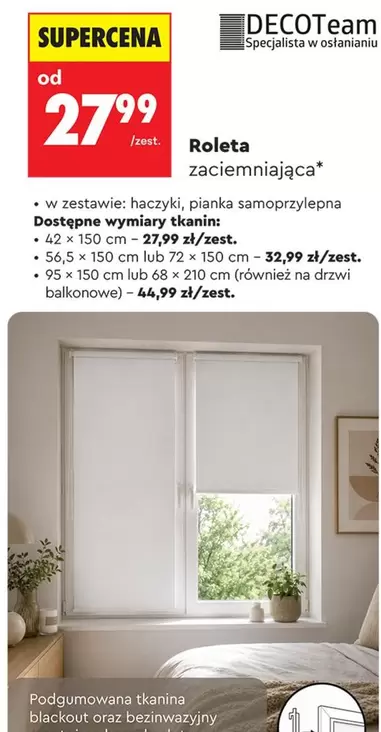 Roleta zaciemniająca