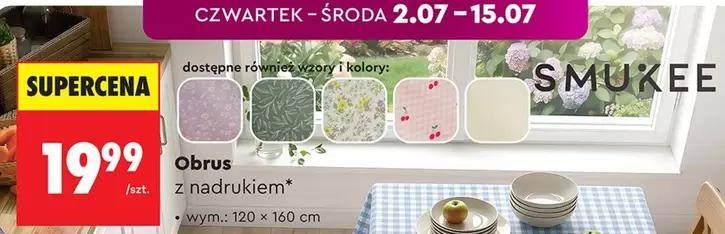 Obrus z nadrukiem