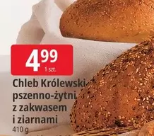Chleb Królewski pszenno-żytni z zakwasem i ziarnami