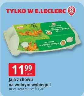 Jaja z chowu na wolnym wybiegu L