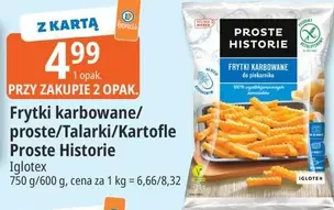 Frytki karbowane/proste/Talarki/Kartofe