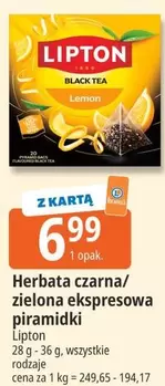 Black - Herbata czarna/zielona ekspresowa piramidki