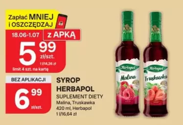 SYROP HERBAPOL SUPLEMENT DIETY MALINA, TRUSKAWKA