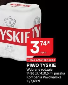 Ty - PIWO TYSKIE Wybrane rodzaje